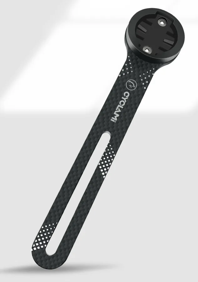 Cyclami komputer konzol integrált aero kormányra, karbon, Garmin, GoPro, fekete
