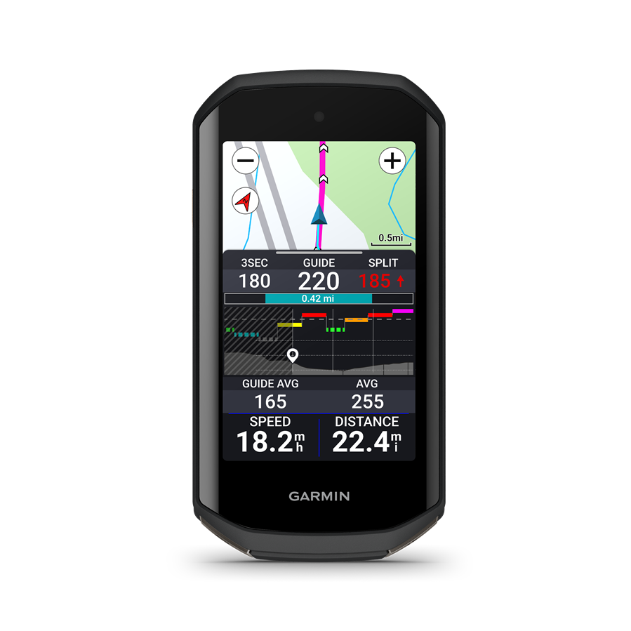Garmin Edge 1050 vezeték nélküli kerékpáros komputer, magasságmérős, pulzusmérős