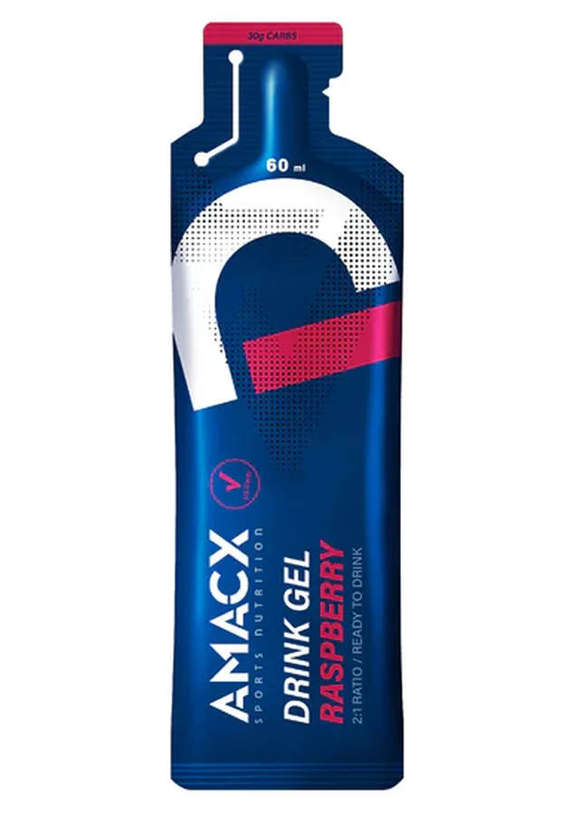 Amacx Drink Gel Raspberry zselé (gél), 60ml, 1db, málna ízű