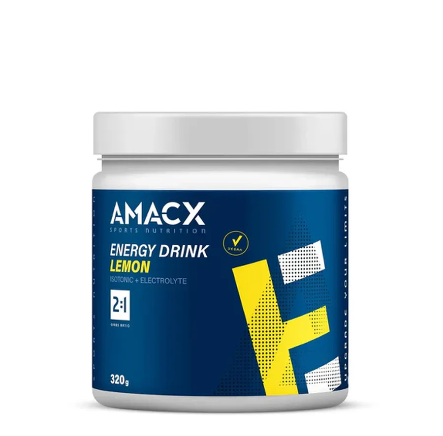 Amacx Energy Drink Lemon izotóniás italpor, 320g, (5 liter), citrom ízű