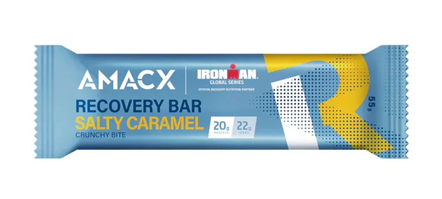 Amacx Recovery Bar Salty Caramel proteines energia szelet, 55g, 1db, sós karamella ízű