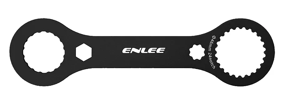 Enlee integrált középcsapágy kihajtó szerszám, 39-46mm, BB93, SRAM DUB, karos, alu, fekete színű