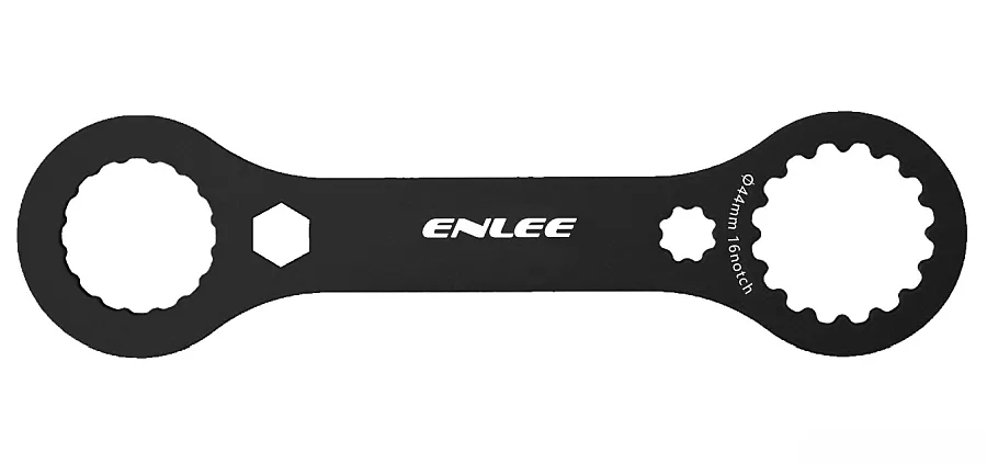 Enlee integrált középcsapágy kihajtó szerszám, 41-44mm, karos, alu, fekete