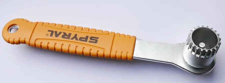 Spyral Technik monoblokk kihajtó szerszám ISIS-hez, karos, narancs