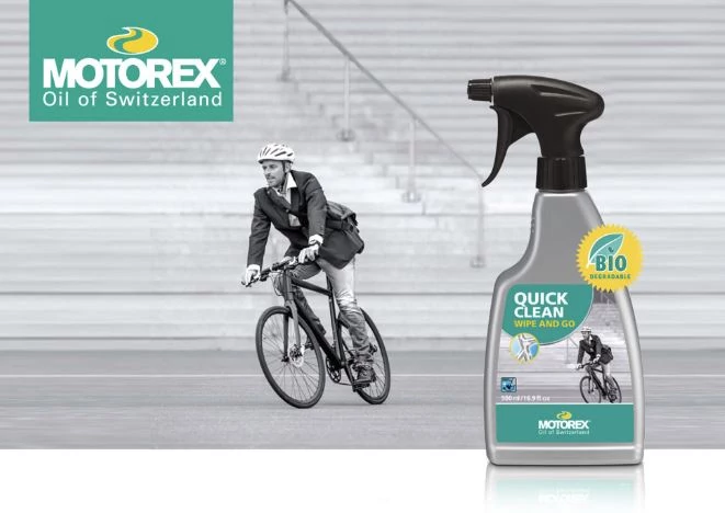 Motorex Quick Clean 500 biológiailag lebomló gyorstisztító kerékpártisztító spray