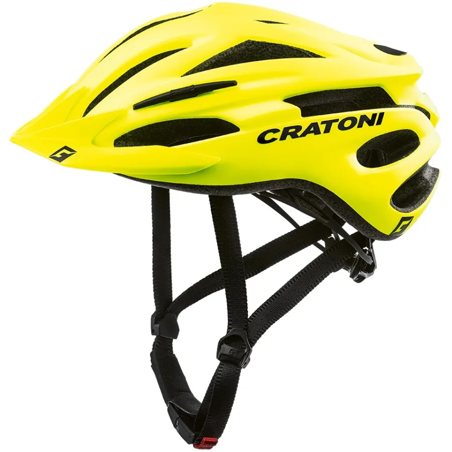 Cratoni Pacer kerékpáros sisak, L-XL-es (58-62 cm), matt neonsárga