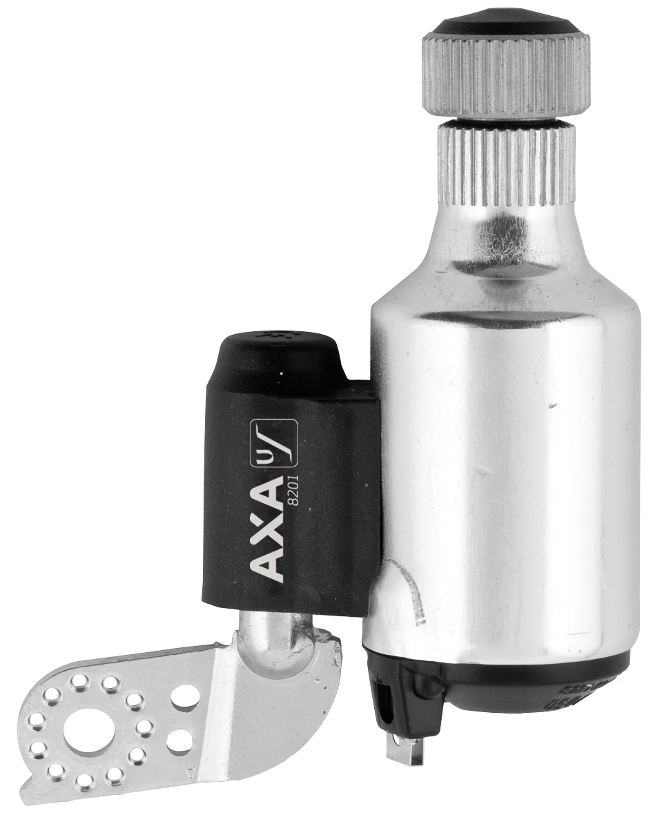 Axa 8201 dinamó, jobb oldalra, 3W/6V, alumínium ház, ezüst színű