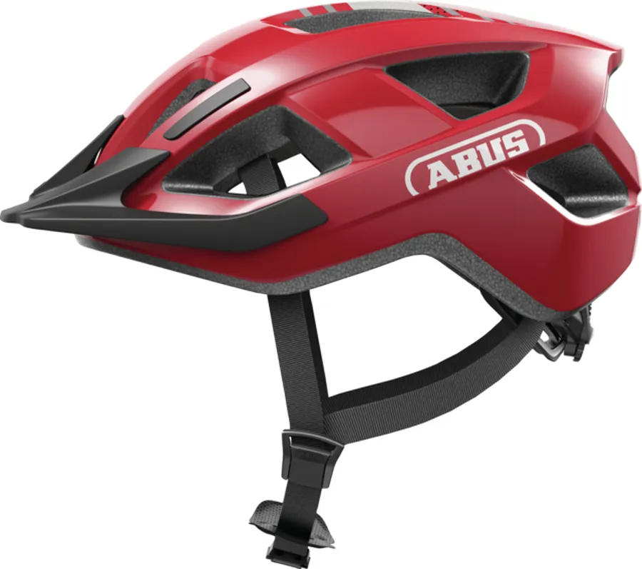 ABUS Aduro 3.0 kerékpáros bukósisak, L (58-62 cm), tűzpiros