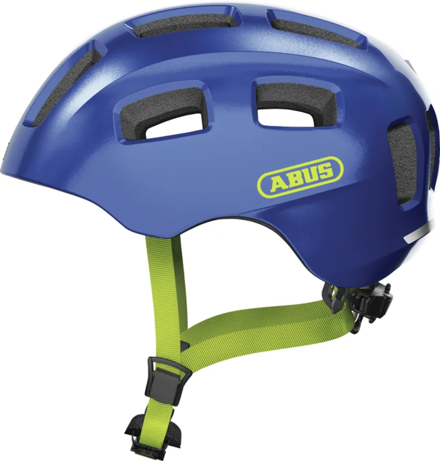 Abus Youn-I 2.0 gyerek bukósisak, LED világítással, S-es méret (48-54 cm), kék