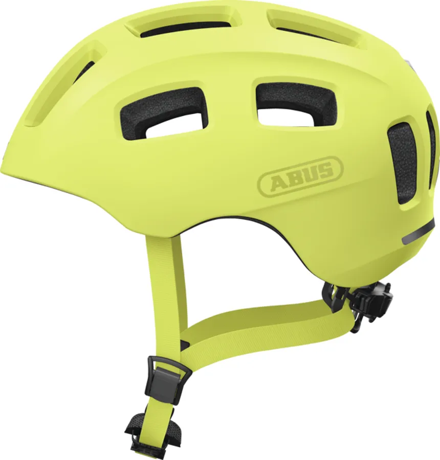 Abus Youn-I 2.0 gyerek bukósisak, LED világítással, S-es méret (48-54 cm), sárga