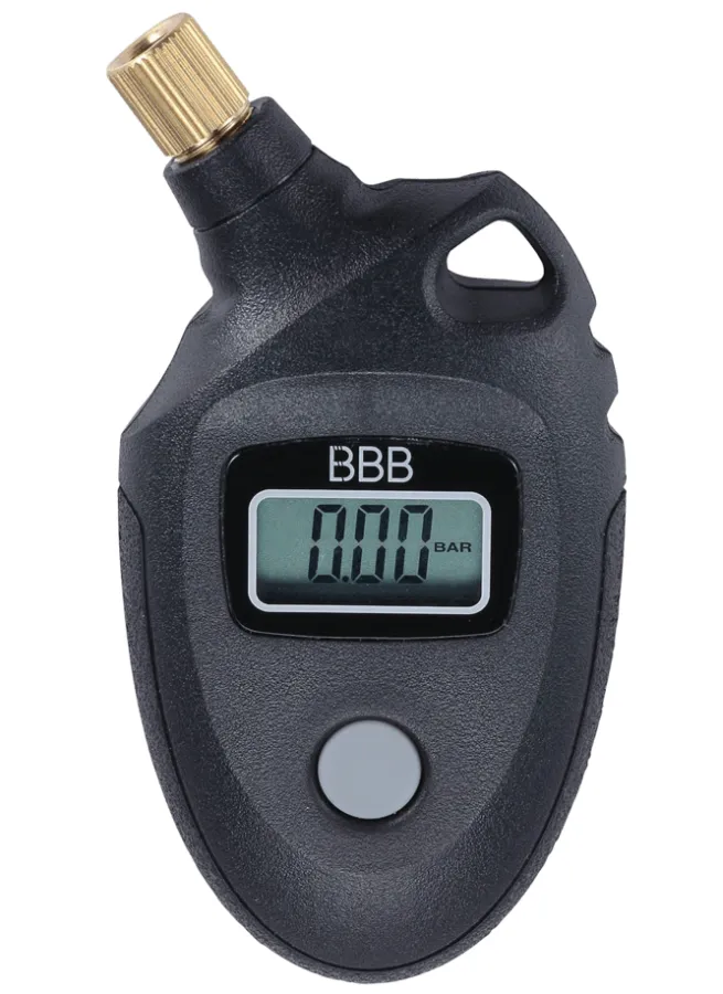 BBB BMP-90 PressureGauge digitális nyomásmérő autó és presta szelepre, fekete