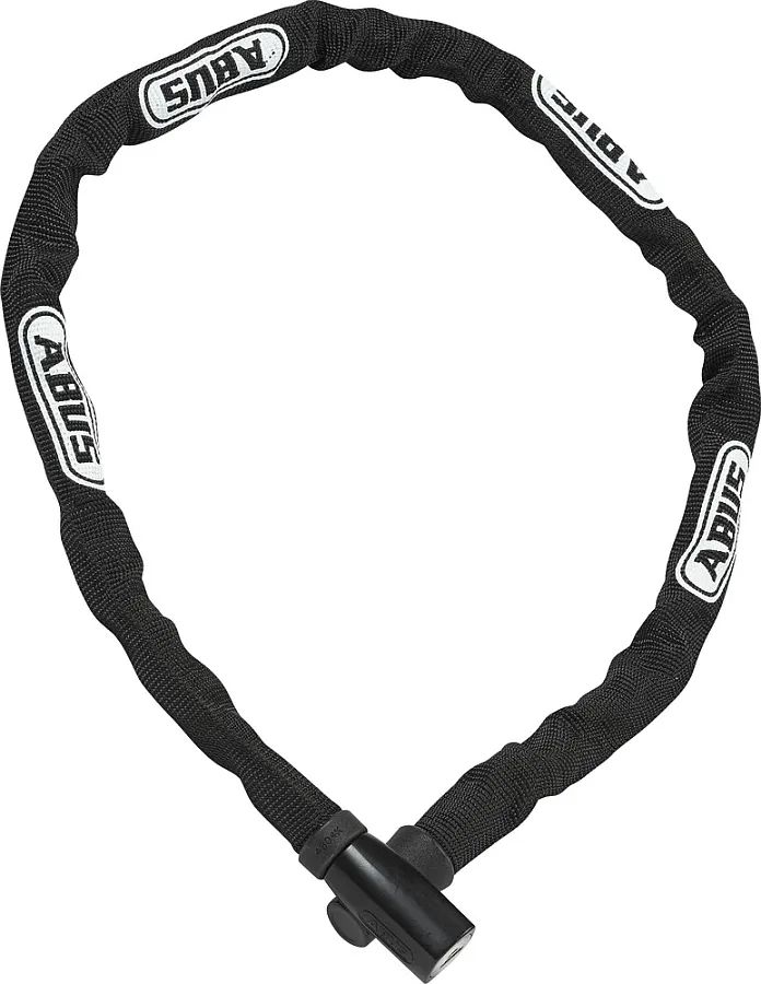 ABUS Steel-O-Chain 4804K integrált kulcsos láncos lakat, 110 cm x 4 mm, fekete