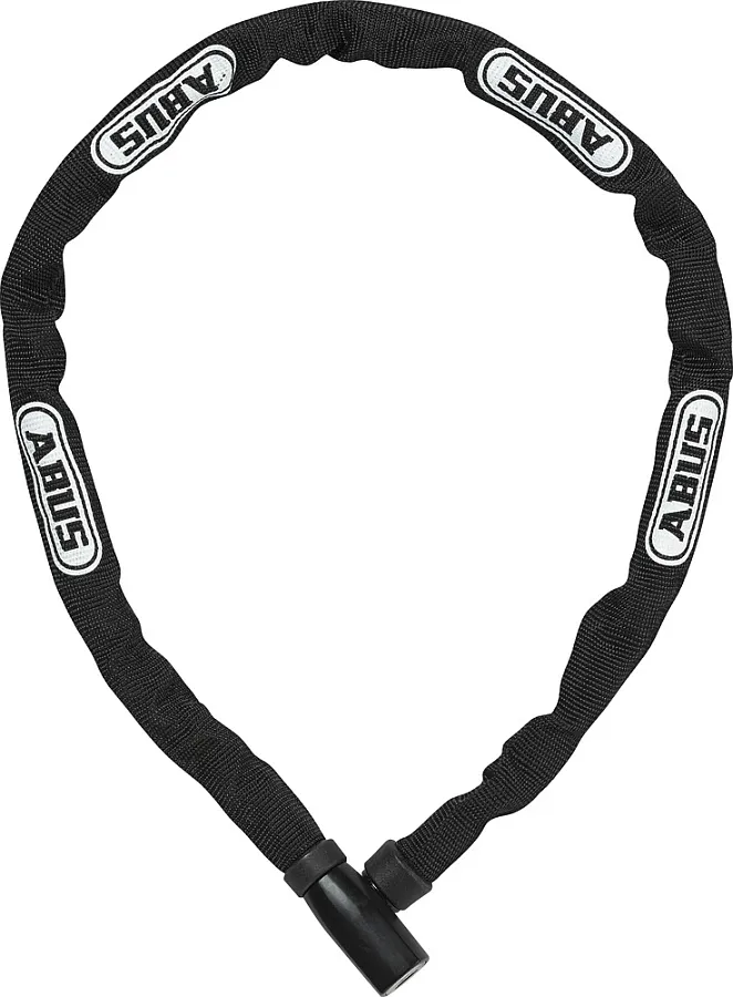 ABUS Steel-O-Chain 4804K integrált kulcsos láncos lakat, 75 cm x 4 mm, fekete