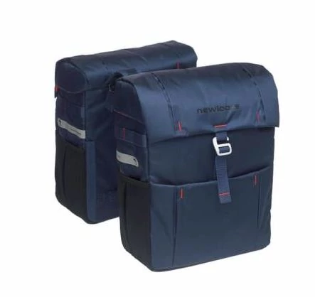NewLooxs Vigo Double Racktime Blue két részes táska csomagtartóra, 37L, kék