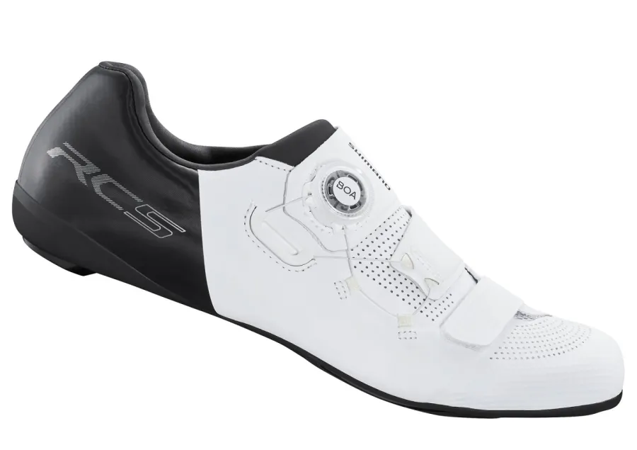 Shimano SH-RC502 férfi országúti kerékpáros cipő, SPD-SL, fehér, 44-es