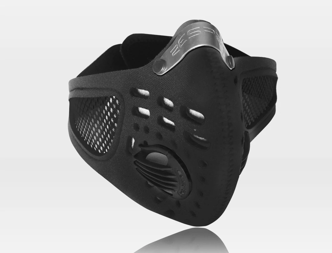 Respro Sportsta kerékpáros légszűrő maszk, fekete, L-es méret