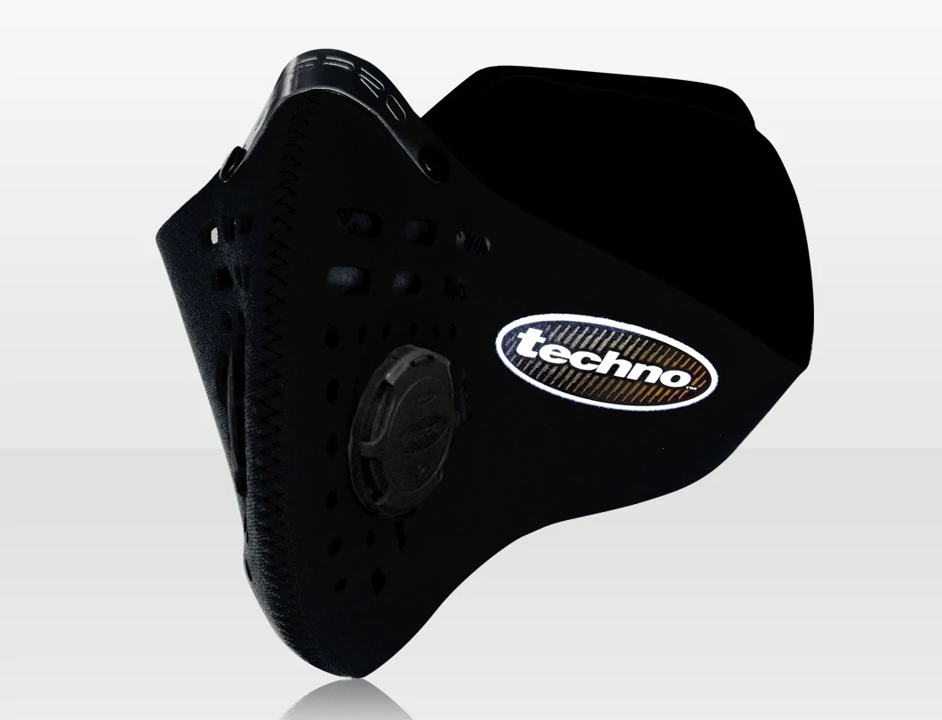 Respro Techno kerékpáros légszűrő maszk, fekete, L-es méret