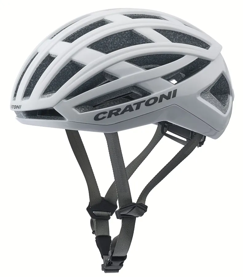 Cratoni C-AirLite országúti bukósisak, M-L (56-58), matt fehér, 195g