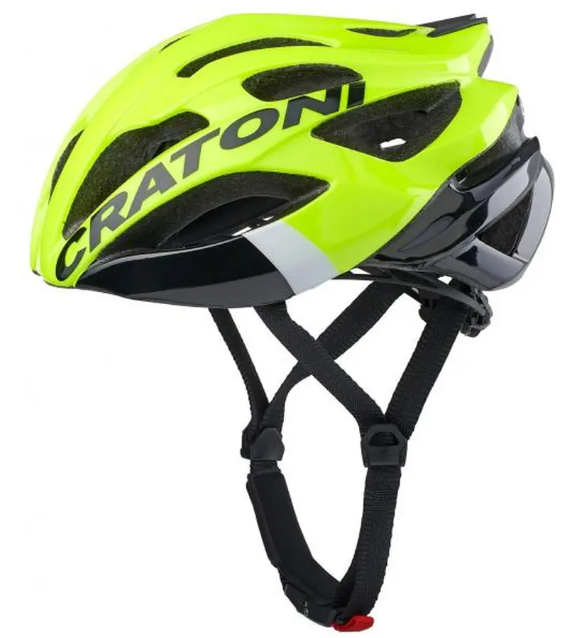 Cratoni C-Bolt könnyű országúti bukósisak L/XL (59-61), 220g, neonsárga