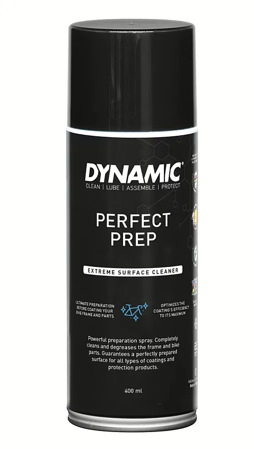 Dynamic Perfect Prep tisztító és felületkezelő spray kerékpárhoz, 400ml