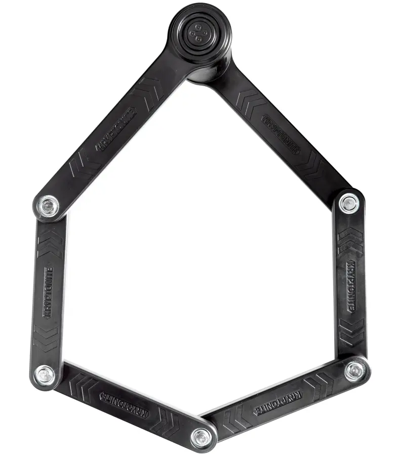 Kryptonite Keeper 585 kulcsos colostok lakat, 85 cm, vázkonzollal, fekete