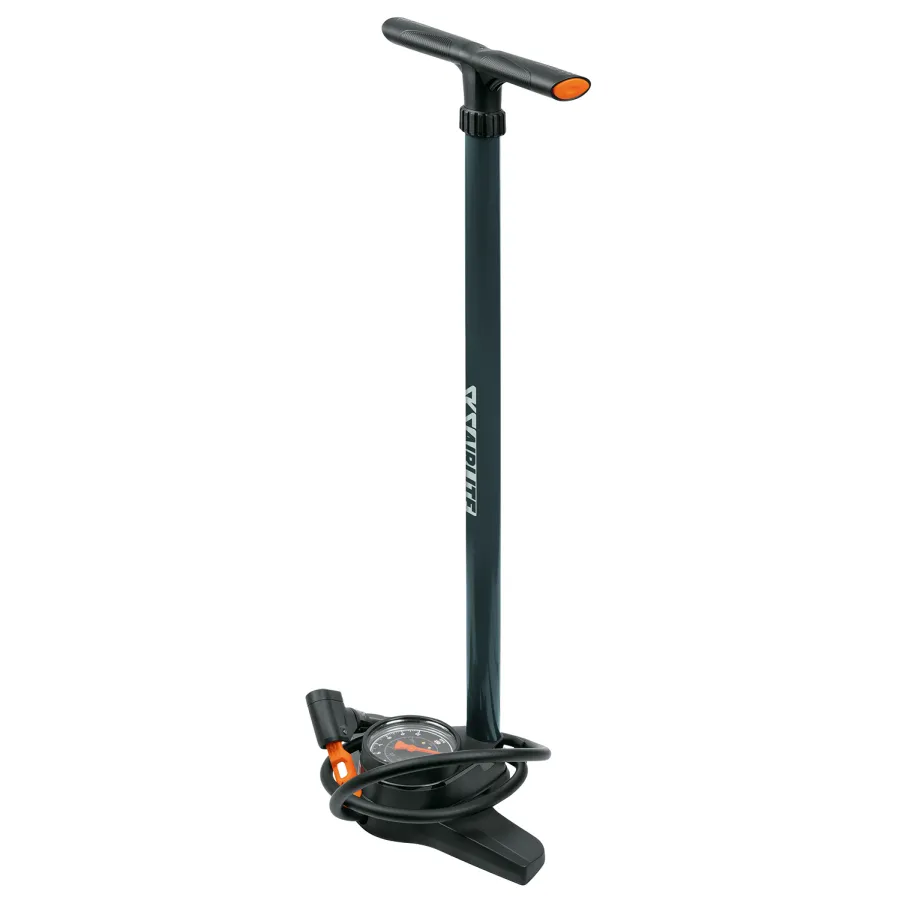 SKS Airlite 10.0 acél műhelypumpa, minden szeleptípushoz, 10 bar, fekete