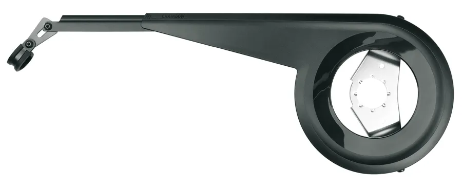 SKS Chainbow zárt láncvédő, hajtóművédő, műanyag, agyváltóhoz, 1s, 38T, fekete