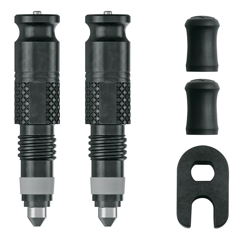 SKS Clik Valve (SCV) presta (szingó) szelepátalakító szett, 1 pár, fekete, OEM kiszerelés