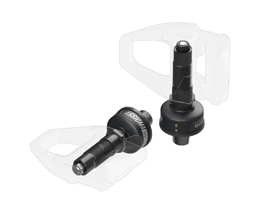 Favero Assioma Duo-Shi, Shimano rendszerű SPD-SL pedálba, wattmérős, országúti patentpedál tengelyek, fekete