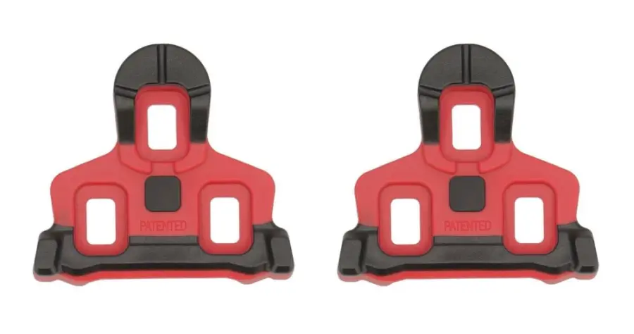 Trivio Shimano SPD-SL rendszerű országúti stopli, piros, 6 fok