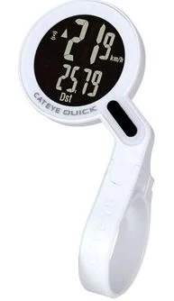 Cateye Quick CC-RS100W vezeték  nélküli kerékpár computer, 7 funkciós, fehér