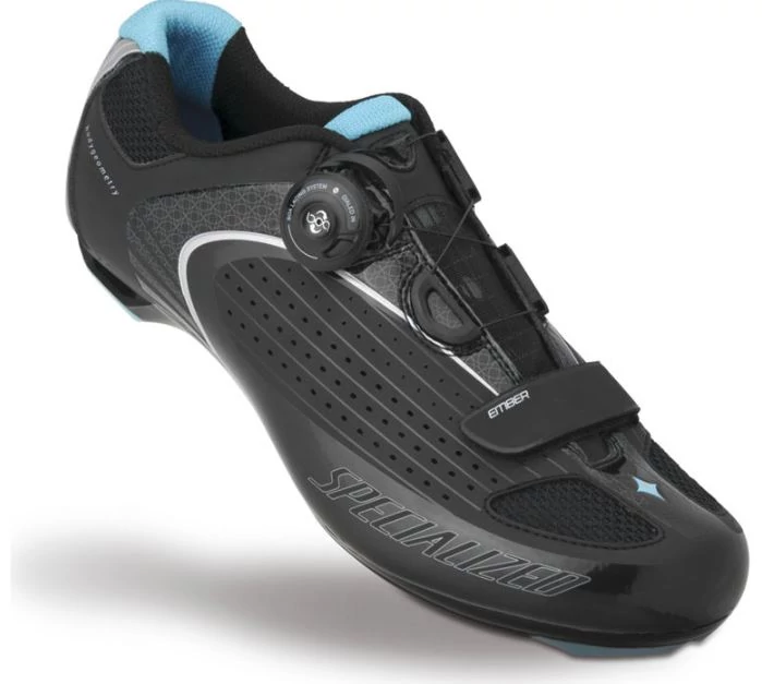 Specialized Ember Road wmn női országúti kerékpáros cipő, fekete-kék, 41-es