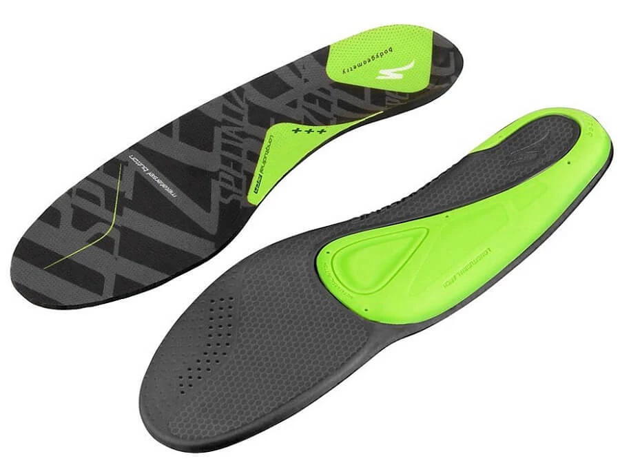 Specialized BodyGeometry SL ergonomikus talpbetét magas talpboltozat emeléssel +++, 48-49, zöld