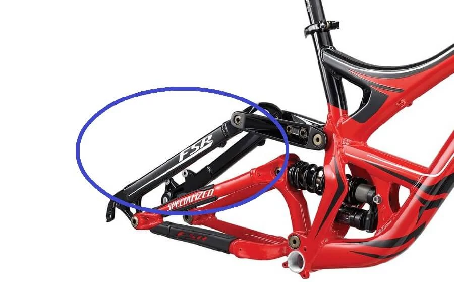 Specialized Demo 8 támvilla, IS fékkonzol, ejőpapucsos, alumínium, fekete